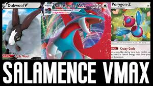 Power howl 20× this attack does 20 damage times the number of cards in your opponent's hand. The Best Way To Play Salamence Vmax Youtube