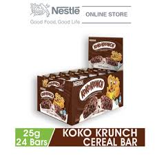 Wholegrains are the complete grain which include bran, endosperm and germ of the grain. Nestle Koko Krunch Chocolate Cereal Bar 25g X 24 Bars Shopee Malaysia