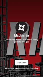 blackninja | Creating Ninja Ripper - is an tool for ripping geometry from  gam | Patreon