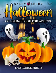 If you buy from a link, we may earn a commission. Amazon Com Halloween Coloring Book For Adults Creepy Pumpkins Scary Monsters Spooky Creatures Vampires Witches Autumn Atmosphere Easy Large Prints For Family Fun And Stress Relief 9798691519642 Berry Sally Books