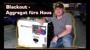 Benzin, luftgekühlt, 4 zylinder, bj: Blackout Notstrom Aggregat Furs Haus Itc Power Diesel 8 Kva Dg7800se T 230 400 Youtube