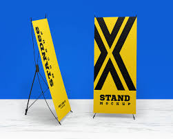 Free elegant textile banner mockup psd. Free X Stand Banner Mockup Psd Set Good Mockups