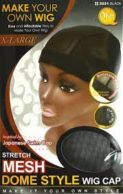 Qfitt Stretch Mesh Dome Style Wig Cap Xl 5021 Wig Cap Wigs Wig Caps