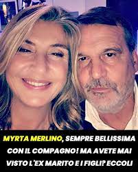Detto alla mia età può far ridere, anche perché io sono più l'amore della mia vita. Myrta Merlino Sempre Bellissima Con Il Compagno Ma Avete Mai Visto L Ex Marito E I Figli Eccoli Tagli Capelli Anticonformisti Merlin Compleanno Figli