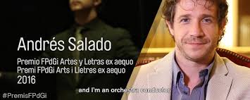 Andrés Salado Egea, Premi FPdGi Arts i Lletres 2016