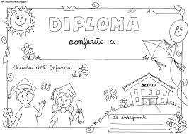 Maestra Nella Diplomi Bambini Scuola Diploma Di Scuola Materna Infanzia