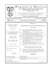 P E R I O D I C O O F I C I A L