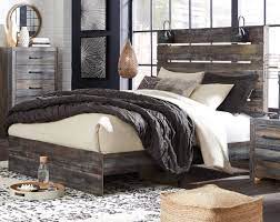 Such setup becomes a practical option in decorating rooms rather than picking out the settling on a king bedroom set is another efficient way to optimize your huge space at home and keep everything organized. Drysten Rustic Farmhouse Style King Bed Signature Design By Ashley