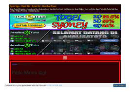 Pdf Http Www Kodesyair In Paito Warna Sgp Kode Syair Academia Edu
