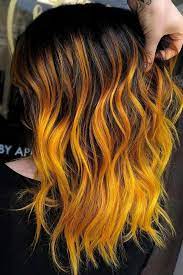 You lifted a customer's hair from dark brown to brown but there is still red left in the hair. Deep Yellow Highlights Brunette Highlights Do You Know How Awesomely You Can Pull Off Black Ha Hair Highlights Brown Scene Hair Black Hair With Highlights