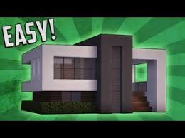 This modern mansion features a pool and a helipad. Minecraft How To Build A Small Modern House Tutorial 14 Youtube Minecraft Small House Minecraft Small Modern House Minecraft Modern