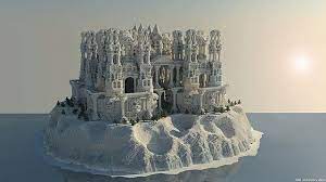 Buildswbc provides a row of brickstone buildings well suited for . Quartz Castle Island Minecraft Building Inc