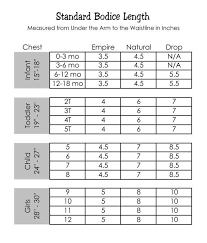 Tutu Dress Size Chart By Justalittlesassshop On Etsy