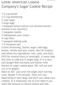Great American Cookies Sugar Cookie Copycat Recipe American Cookies Recipe Great American Cookie Recipe American Cookie