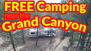 Boondocking with amenities near by. Motorhome Rv Living Free Camping Near The Grand Canyon Youtube