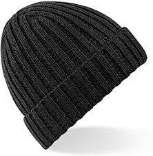Knitted hats manufacturers and knitted hats suppliers directory. Amazon Com Beechfield Unisex Winter Chunky Ribbed Beanie Hat One Size Black Clothing