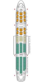 Seat Plan For The British Airways B787 British Airways