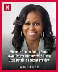 There have been rumors flying for a while that Michelle and Barack's  marriage is