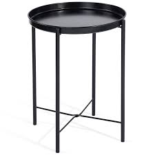 Hometrends Tray Table Walmart Canada Round Metal Coffee Table Side Table Black Side Table