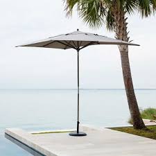 Rectangle Umbrella Steel Canopy Outdoor Patio Canopy Backyard Canopy