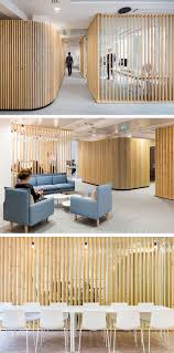How To Make A Design Impact Using Simple Pieces Of Wood For This Office Space Studio Razavi Architecture Used Basic Pine Lumber Interior Design Architecture Office Office Workspace Office Interiors