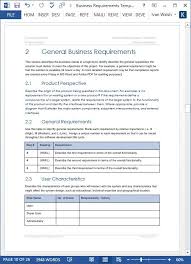 Software Requirements Document Template New Business Requirements Specification Template 24 P Document Templates Business Requirements Business Template