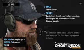 Ghost Recon Wildlands Ghost Recon Wildlands Ps4 Tom Clancy Ghost Recon Nomad