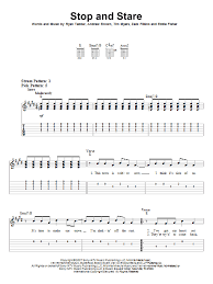 Stop And Stare By Onerepublic Easy Guitar Tab Guitar Instructor