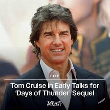 Tom Cruise could be going back to the racetrack. In the wake of his record  breaking success with “Top Gun: Maverick,” Cruise is in early negotiations  with Paramount for a sequel to “