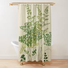 Botanical bathrooms work well for master bathrooms, guest bathrooms and are a great neutral but hip theme to use for airbnb decorators, too. Botanical Shower Curtains Redbubble