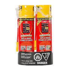 Taped the end, and shoved way in the bow. Great Stuff Gaps Cracks Insulating Foam 454 G 2 Pack The Home Depot Canada