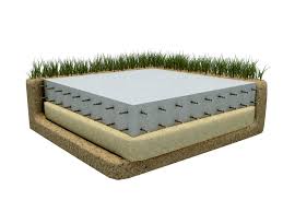 Concrete foundations poured beginning to lay blocks. How To Build A Slab Foundation Or Repair The Pros And Cons