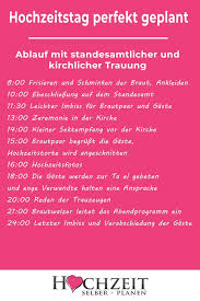Hochzeitstag Perfekt Geplant Hier Finden Sie Alle Notigen Informationen Hochzeitstag Hochzeit Hochzeitsplanung