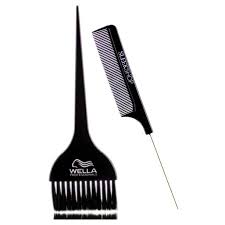 Wella Haircolor Tint Application Brush W Sleek Comb Hair Coloring Applicator Color Dye Brush Small Brush Walmart Com Walmart Com