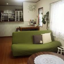 部屋全体 ニトリのカーテン 建て売りだけど 可愛くしたい ダイソー セリア などのインテリア実例 2016 02 23 14 30 17 roomclip ルームクリップ インテリア インテリア 実例 ソファーカバー