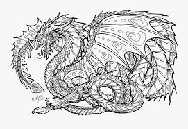 Nowadays, there are a lot of websites about the dragon coloring pages for kids and also for adult. Dragon Hard Colouring Pages Free Transparent Clipart Clipartkey