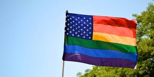 A flag with six colors of the rainbow, generally including red, orange, yellow, green, blue and purple. Trump Admin Rejecting Requests From Us Embassies To Fly Pride Flag