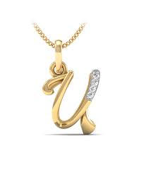 Alphabet diamonds is an intricate new collection from new york. Buy Yellow Gold Necklaces Pendants For Women By Pc Jeweller Online Ajio Com