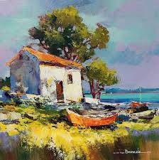 The Shed Paysage De Mer Peinture Sujets De Peinture Peinture Paysage