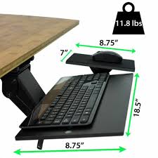 Swivel keyboard tray for chair. Ergonomic Under Desk Keyboard Tray Adjustable Keyboard Tray Slides
