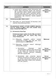 (catatkan nama mesyuarat dan bilangan mesyuarat). Contoh Minit Mesyuarat Persatuan Syarikat Kerajaan Format Word