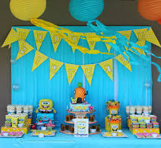 Spongebob Squarepants Dessert Table Spongebob Spongebob Birthday Spongebob Dessert Table