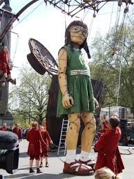 Royal De Luxe Little Girl Giant Illusion Costumes Little Giants Puppets