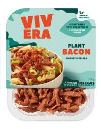 Bacon 2 strips subway 1 serving 45 calories 0 grams carbs 4 grams fat 3 grams protein 0 grams fiber 10 mg cholesterol 2 grams saturated fat mg sodium 0 grams sugar 0 grams trans fat. Plant Bacon Pieces Vivera