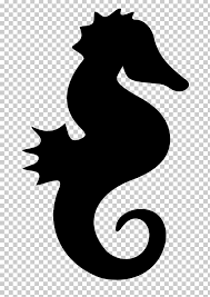 Another free people for beginners step by step. Seahorse Silhouette Drawing Png Clipart Animal Animals Animal Silhouettes Art Black And White Free Png Download