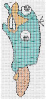 How to download the scheme for free? Perry The Platypus Png Alpha Pattern Cross Stitch 5129408 Vippng
