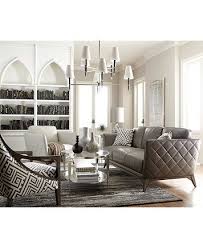 Kourtney Quilted Side Leather Sofa Collection Only At Macy S Macys Com Macy Furniture Leather Sofa Leather Sofa Furniture