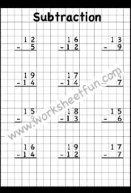 Review and practice addition and subtraction with this free printable worksheets for kids. Subtraction 2 Digit Free Printable Worksheets Worksheetfun