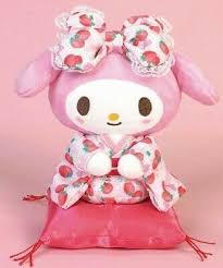 Plush Doll Stuffed Toy My Melody Strawberry Kimono Seat S In 2020 Hello Kitty Tattoos Plush Dolls Hello Kitty Makeup