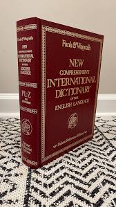 Funk & Wagnalls Collier Standard International Dictionary Vintage Hc 1965  Rare | Ebay
